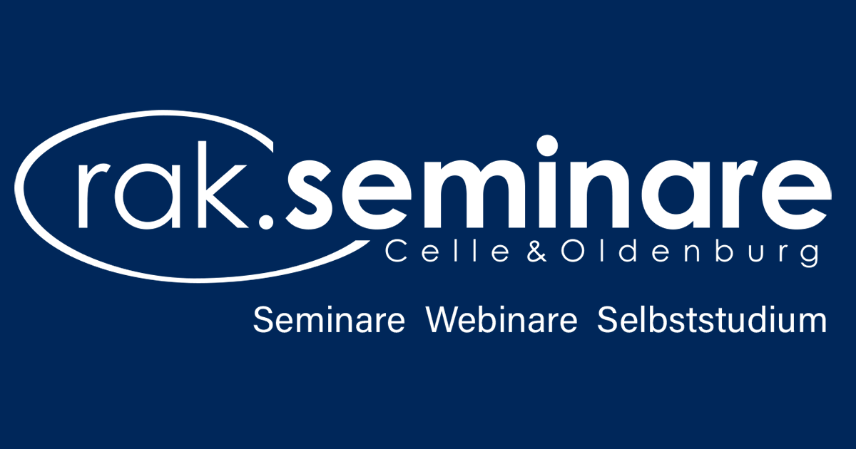 Logo rak.seminare GmbH Celle und Oldenburg